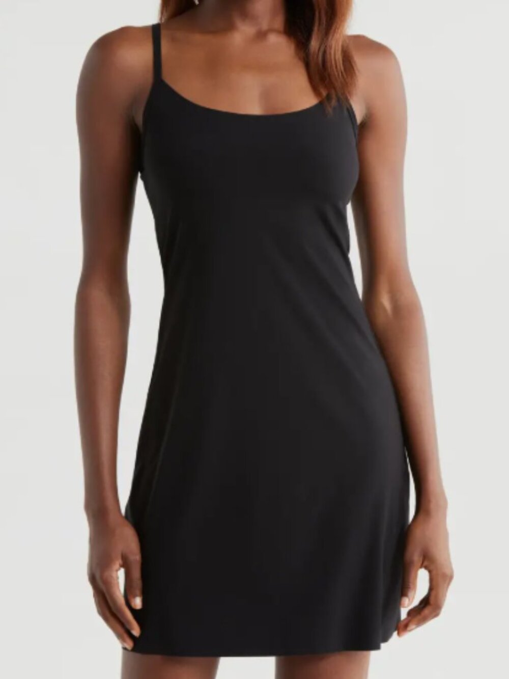 Nordstrom Everyday Invisible Edge Full Slip – Black – Medium – NWOT